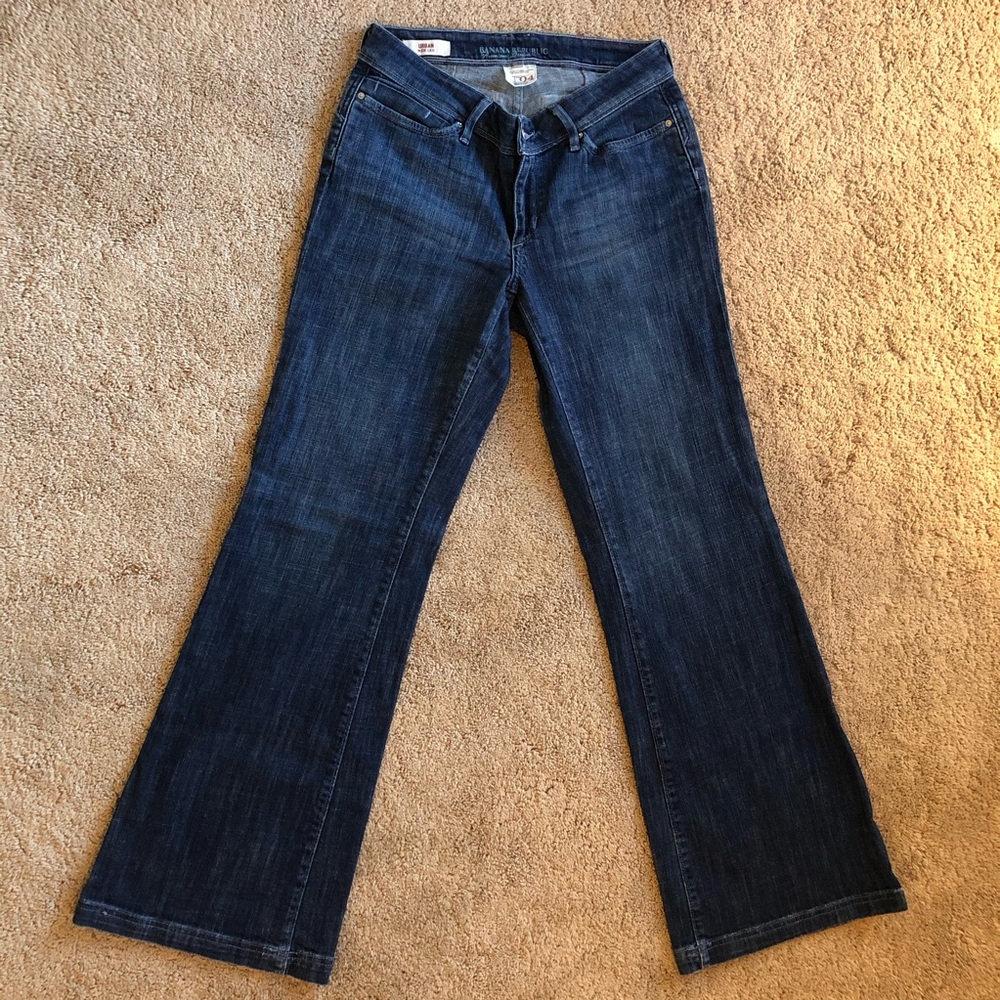 Banana Republic Urban Wide Leg Premium Denim Jeans